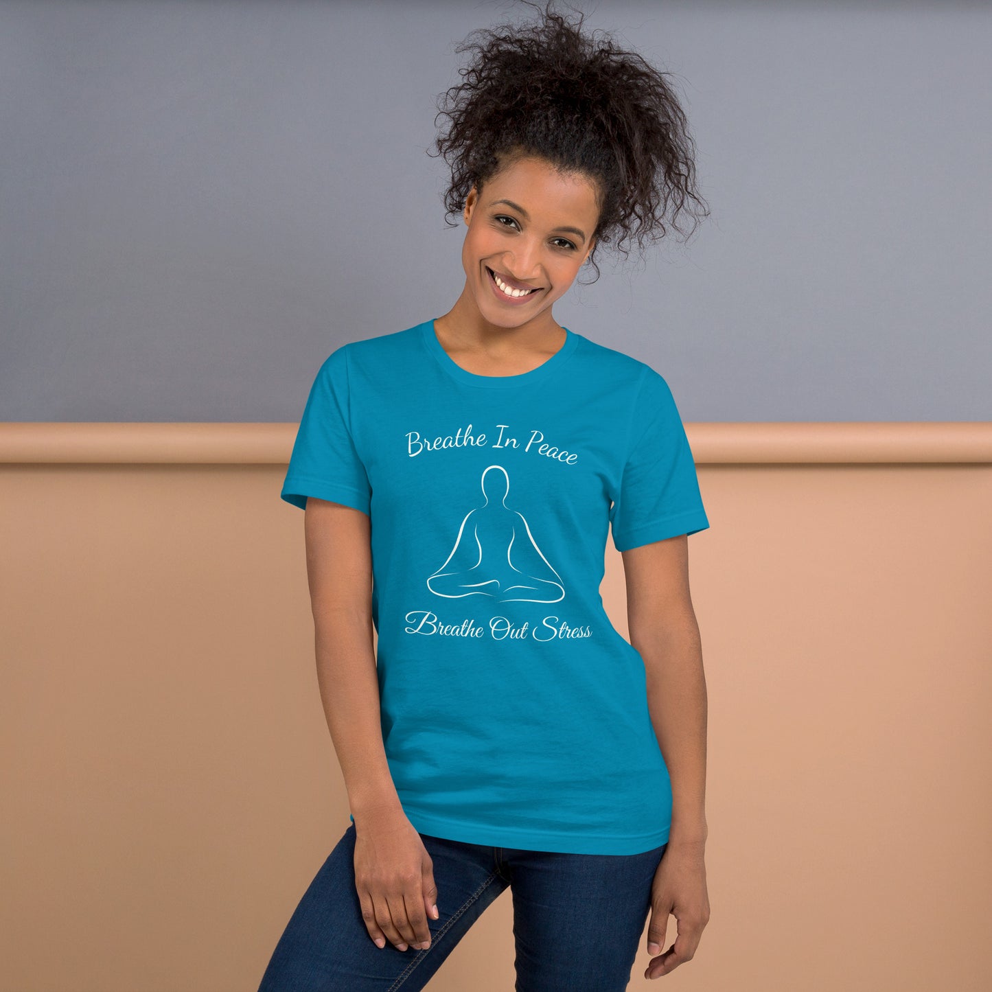 Breathe In Peace Breathe Out Stress T-Shirt | Inner Peace Shirt for Mindfulness