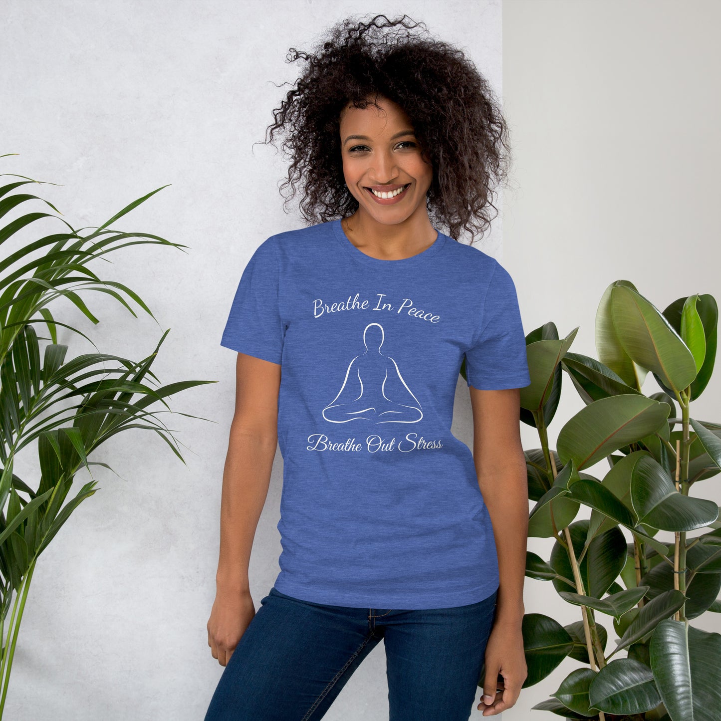 Breathe In Peace Breathe Out Stress T-Shirt | Inner Peace Shirt for Mindfulness