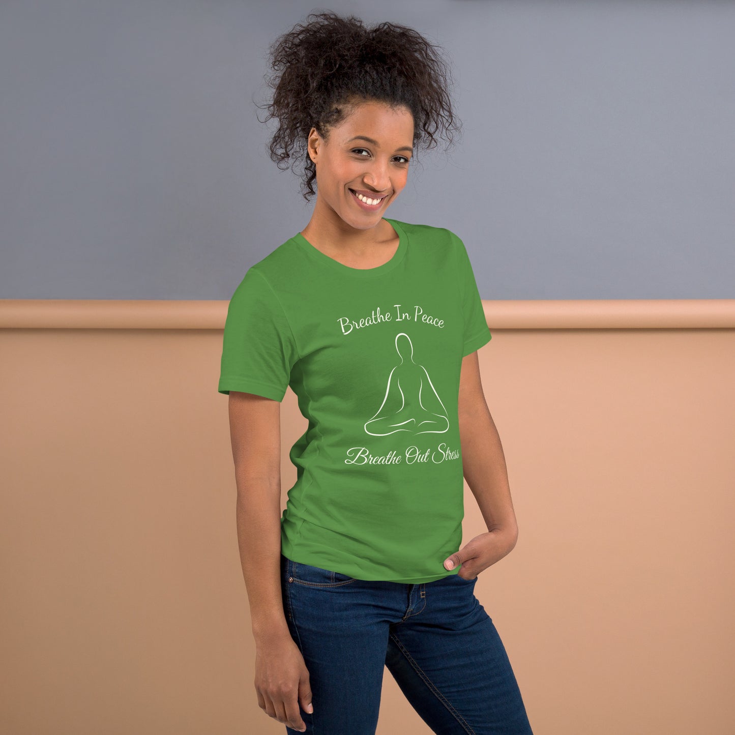 Breathe In Peace Breathe Out Stress T-Shirt | Inner Peace Shirt for Mindfulness