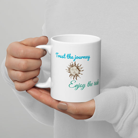 Trust the Journey Enjoy the Ride - Adventure-Inspired BOHO Mug