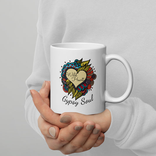 Wild Heart Gypsy Soul - Boho-Inspired Adventure Mug