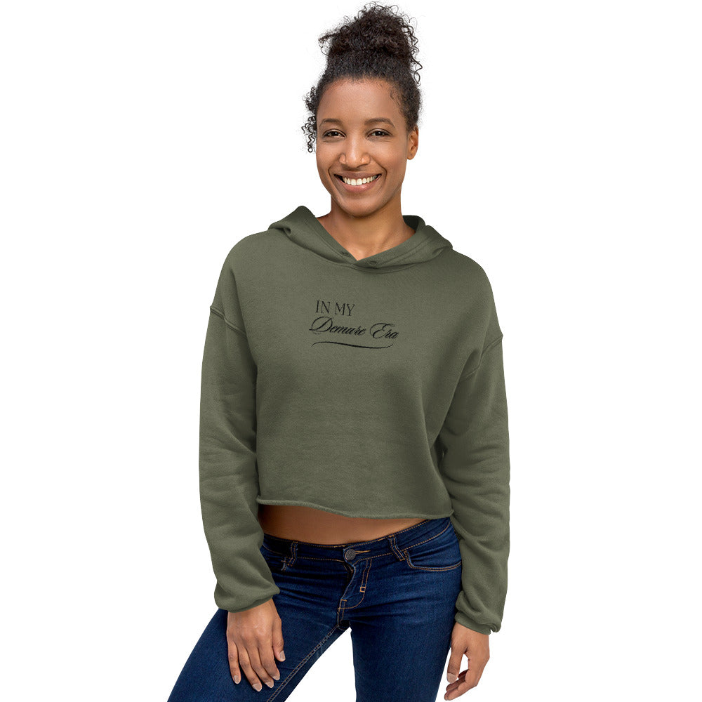 In My Demure Era Crop Hoodie - Light Colors - Very Demure Woman